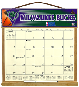 (image for) Milwaukee Bucks Calendar Holder